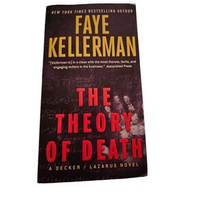 The theory of death by Faye Kellerman morrow fiction books isbn 9780062270221